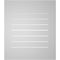 Ekena Millwork Vertical Surface Mount PVC Gable Vent: Functional, w/ 3-1/2"W x 1"P Standard Frame, 26"W x 30"H GVPVE26X3001SF - alternate 4